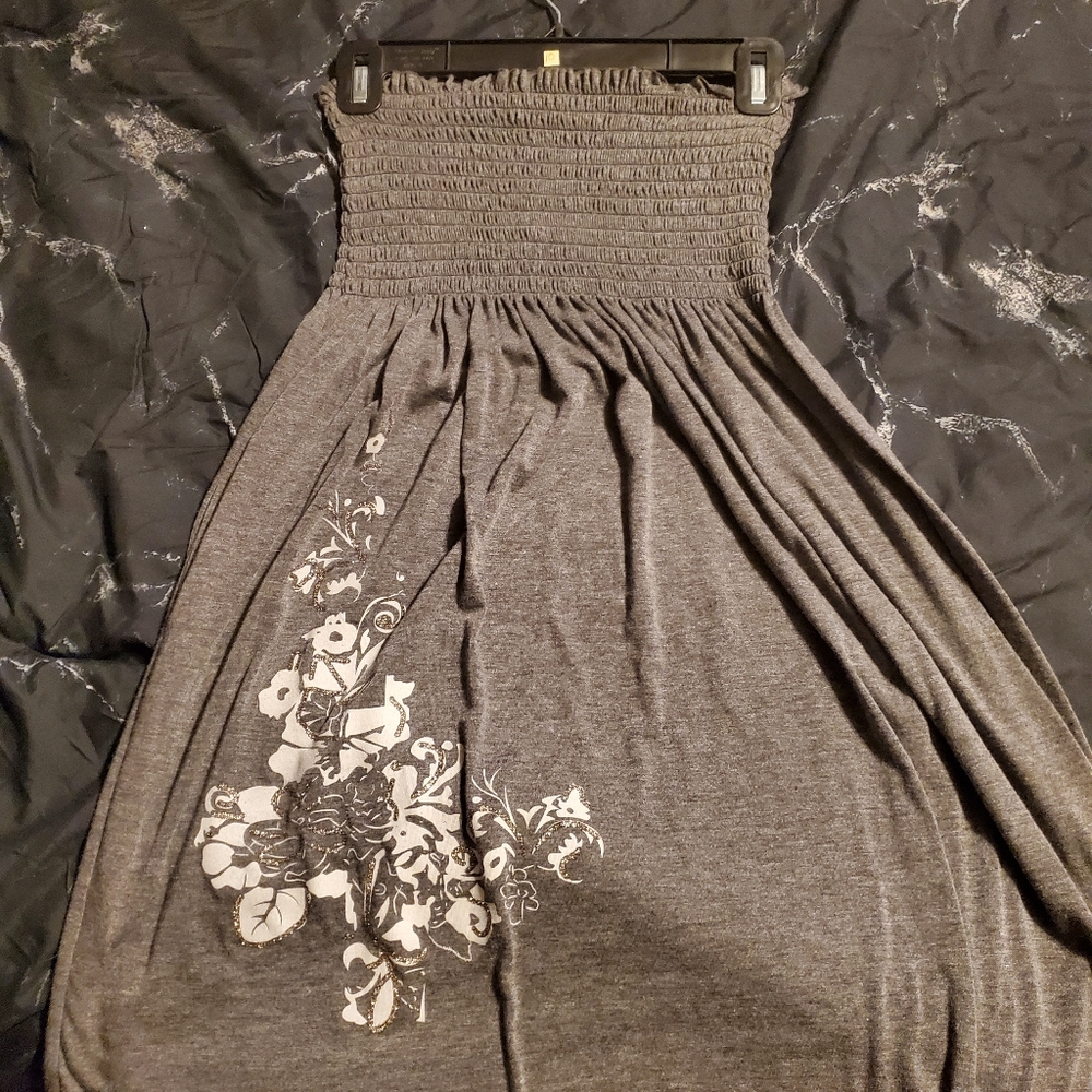 Strapless dress